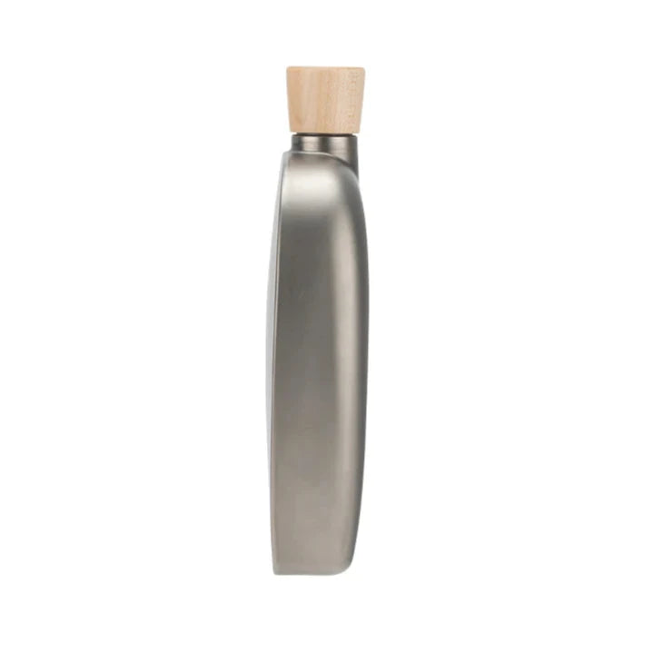 Titanium Flask Side Profile