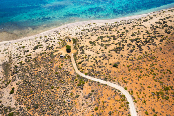 Cape Range National Park, North Mandu from Microlight