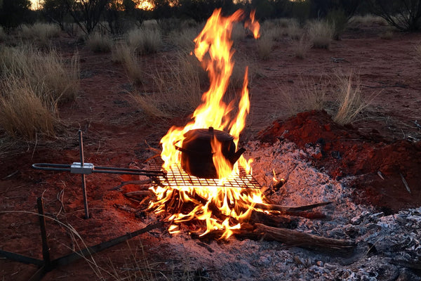 BURNING YOUR CAMP RUBBISH