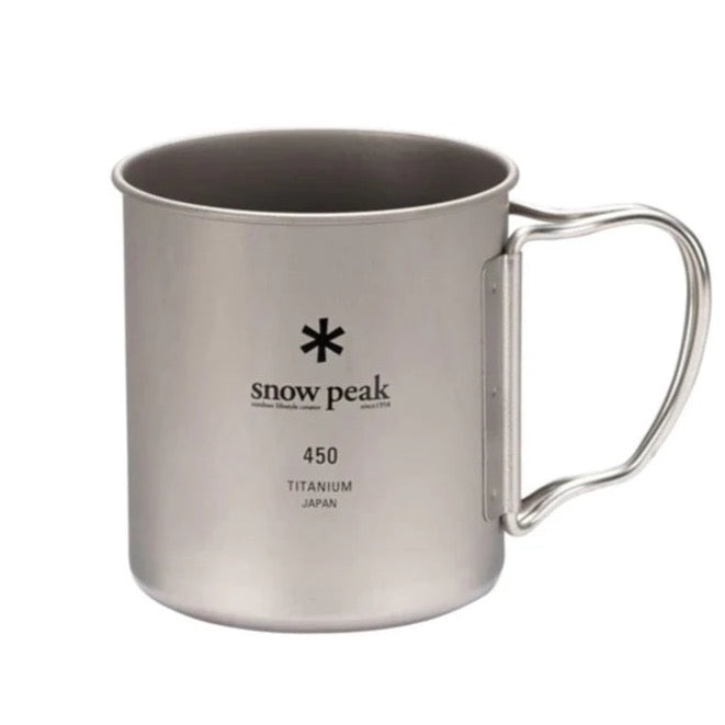 Snow Peak Titanium Single Wall Mug 450