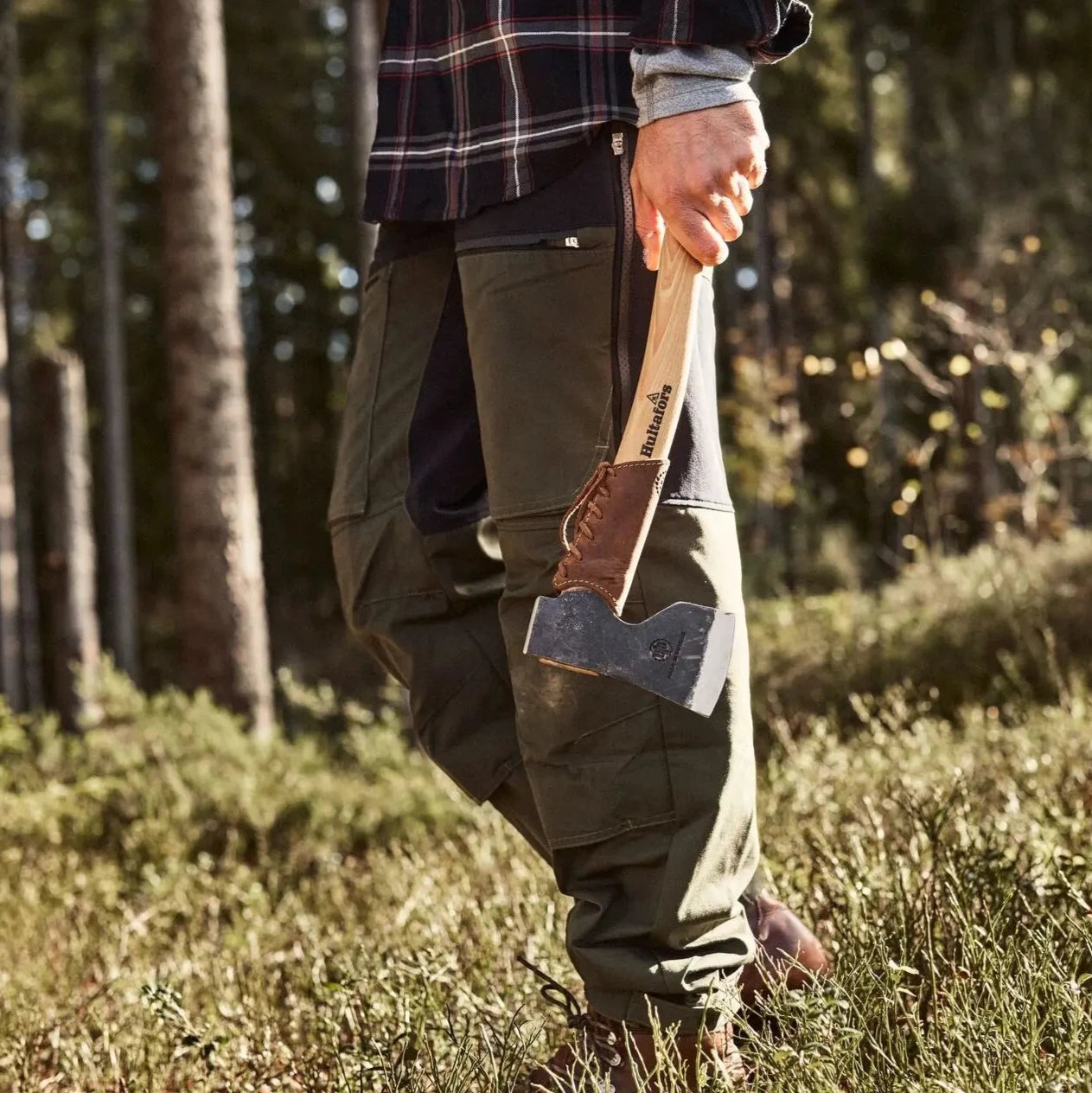 Man with Swedish Axe