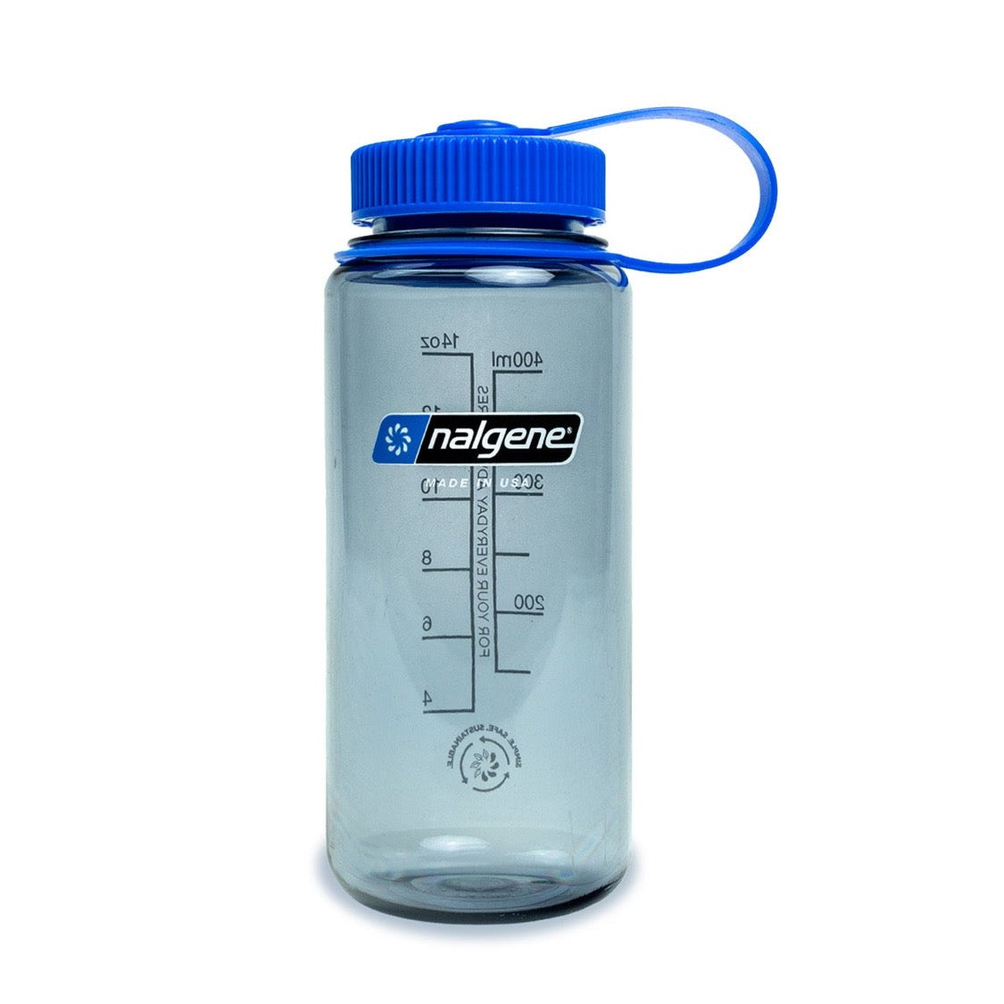 Nalgene Sustain Wide Mouth Bottle 0.5L Grey