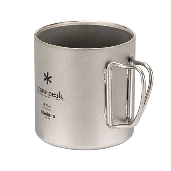 Snow Peak Titanium Double Wall Mug 450