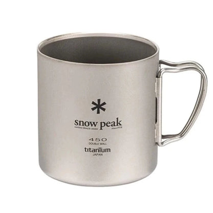 Snow Peak Titanium Double Wall Mug 450