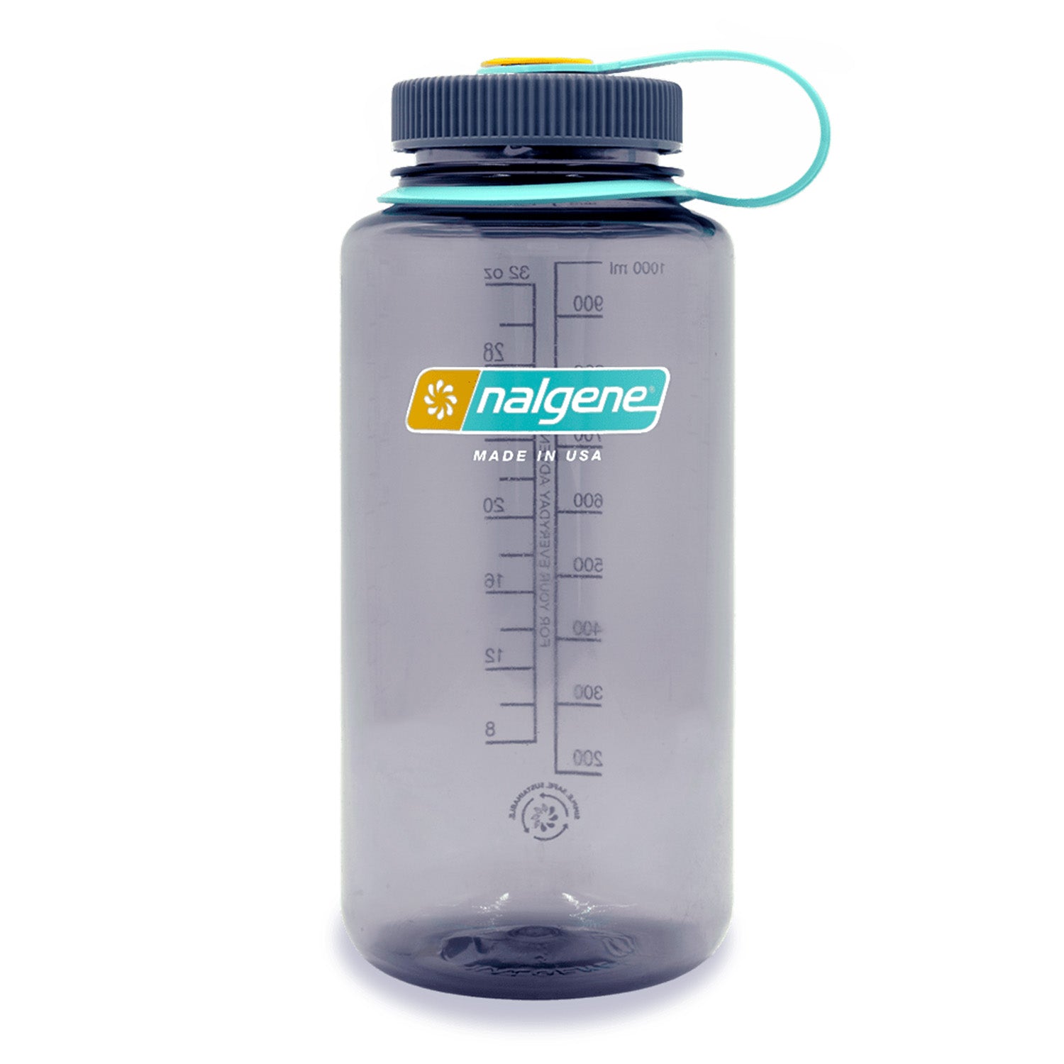 Nalgene Sustain Wide Mouth Bottle 1L (Aubergine)