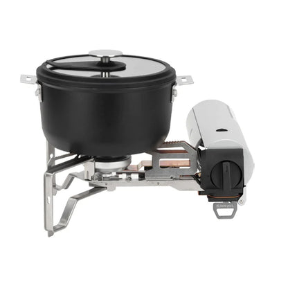 Snow Peak Home & Camp Cooker 19 on Burner