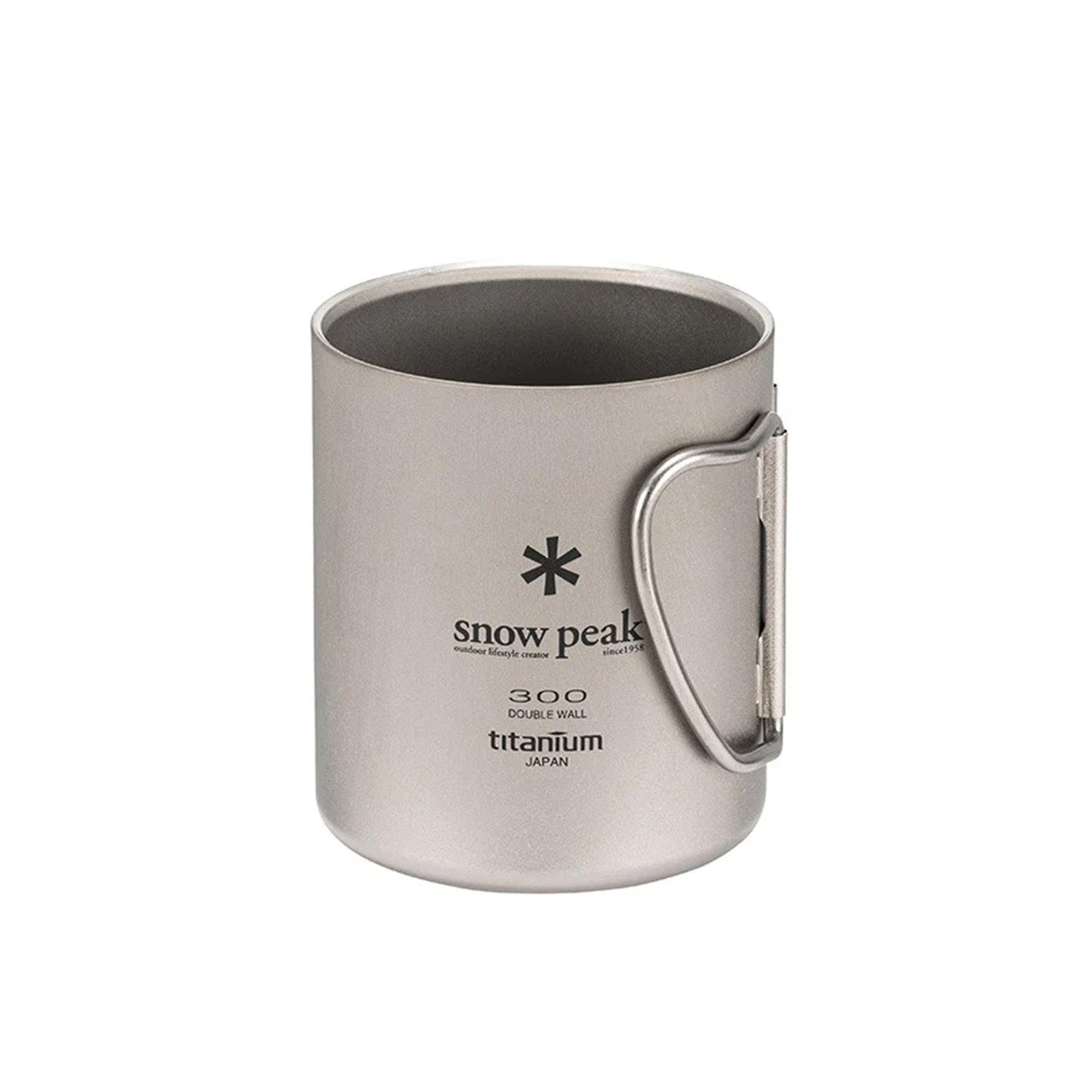Snow Peak Titanium Double Wall Mug 300 - ADVENTURE CURATED