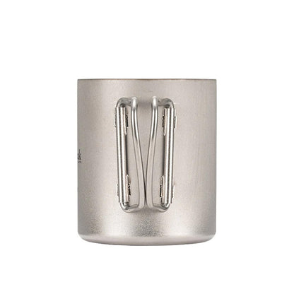 Snow Peak Titanium Double Wall Mug 300 - ADVENTURE CURATED