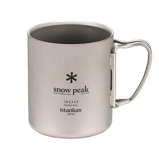 Snow Peak Titanium Double Wall Mug 300 - ADVENTURE CURATED